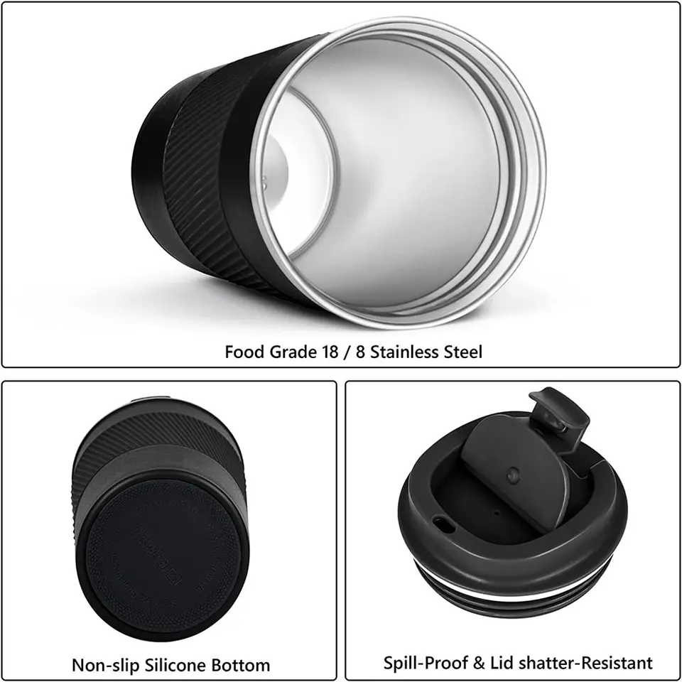 Stainless Steel, vacuum travel mug 