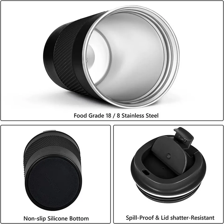 Stainless Steel, vacuum travel mug 