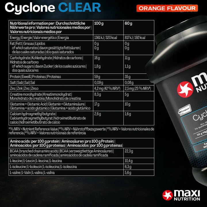 Maximuscle Cyclone Clear