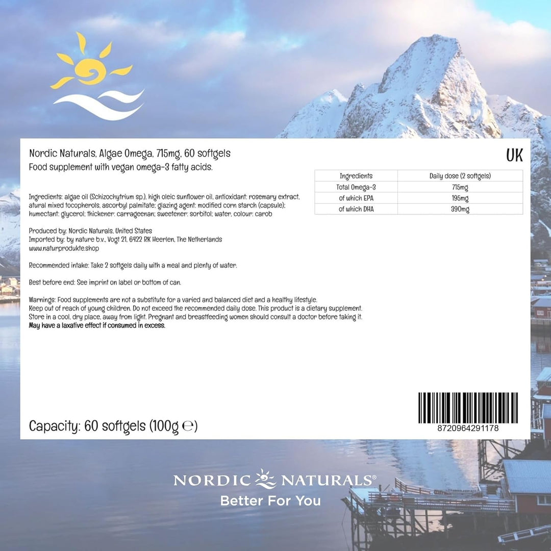 Vegan Algae Omega - 60 Softgels