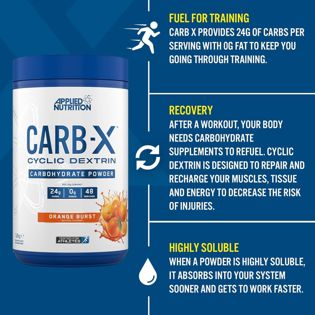 Carb X Highly Branched Cyclic Dextrin Carbohydrates - 1.2kg