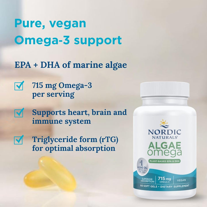 Vegan Algae Omega - 60 Softgels