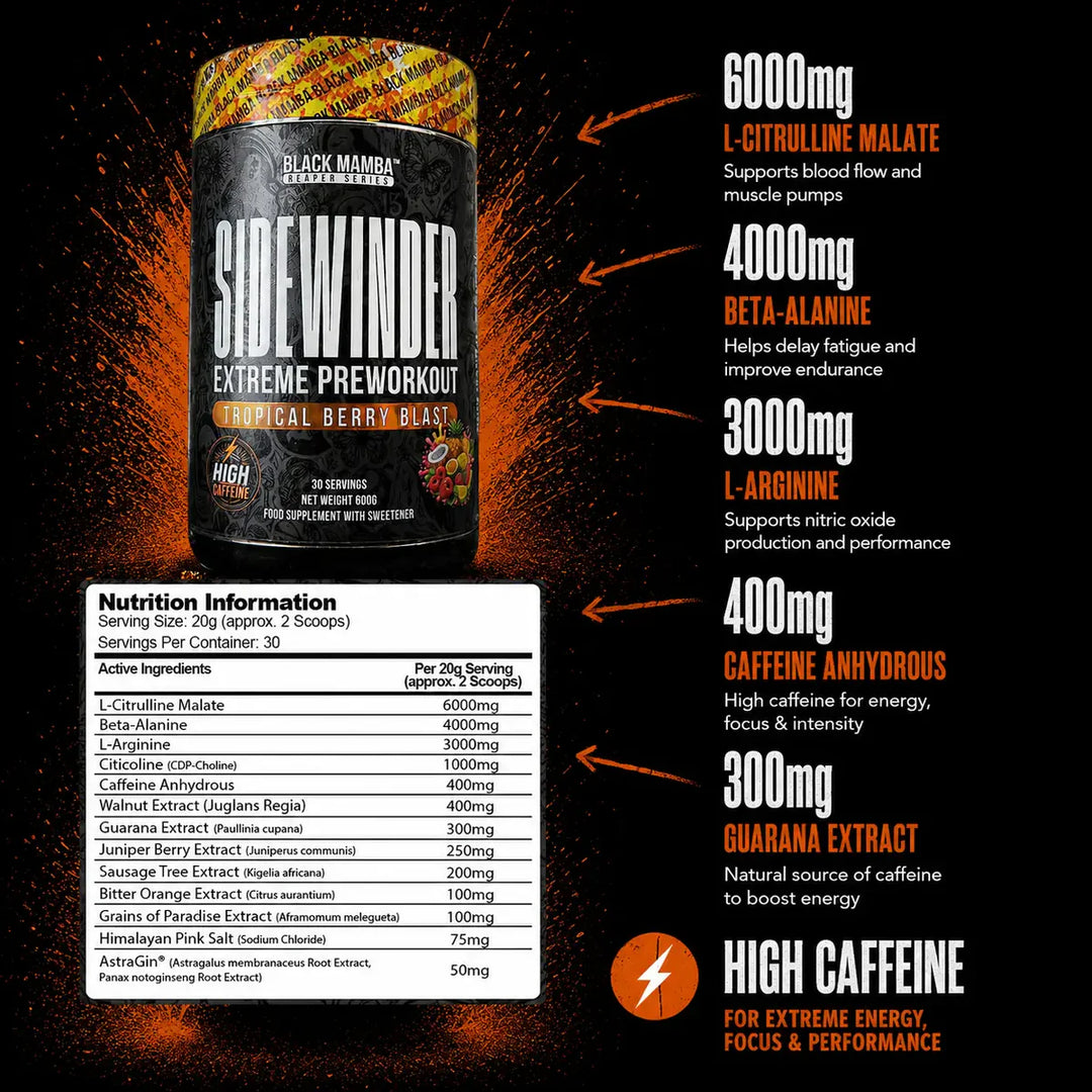 Sidewinder Pre-Workout