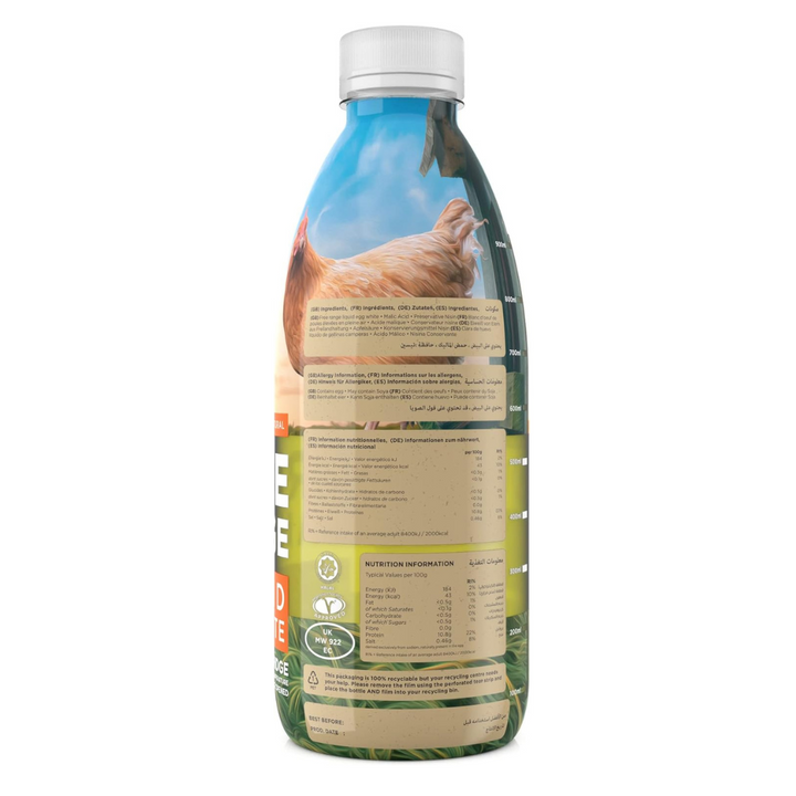 Free Range Liquid Egg Whites - 6x 970ml