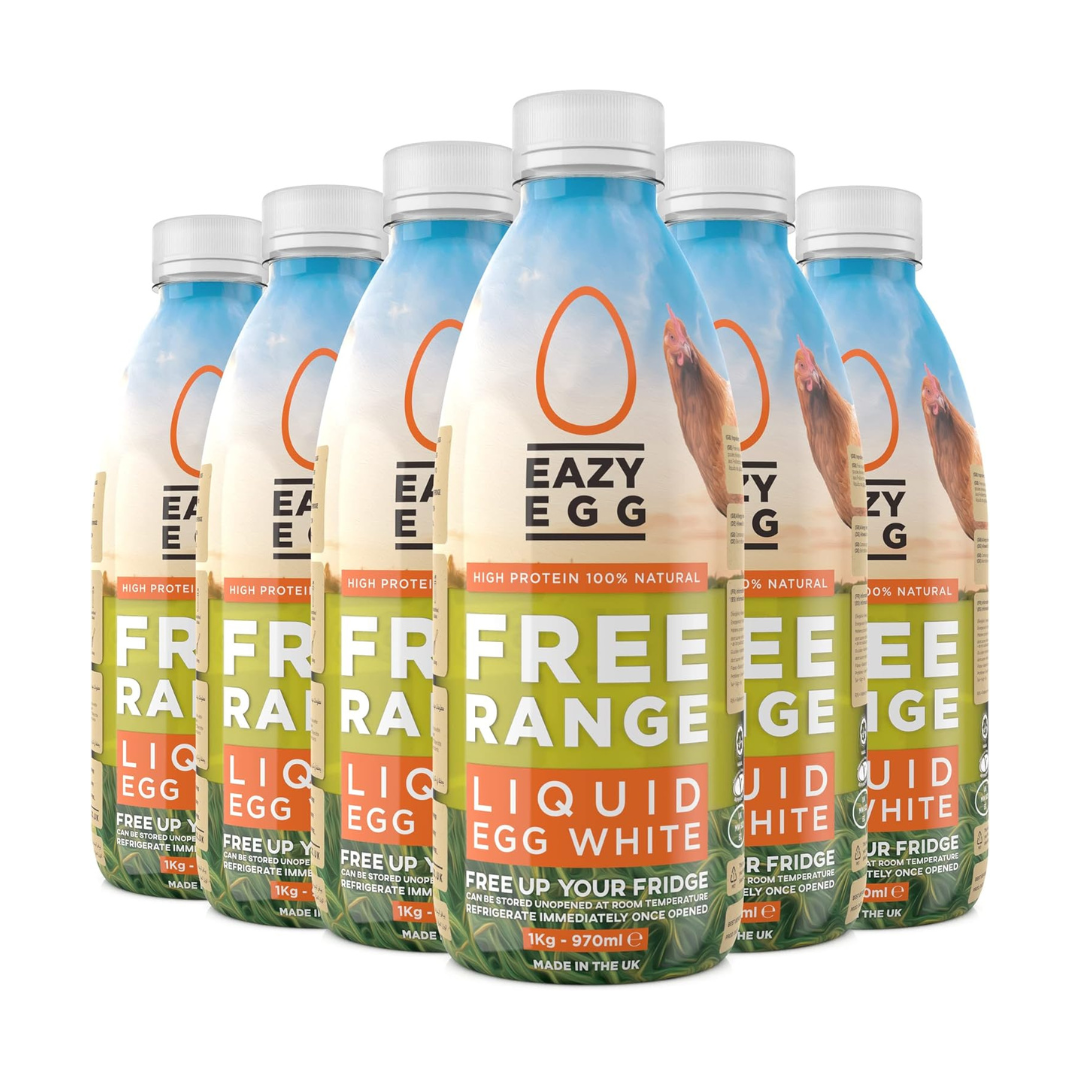 Free Range Liquid Egg Whites - 6x 970ml