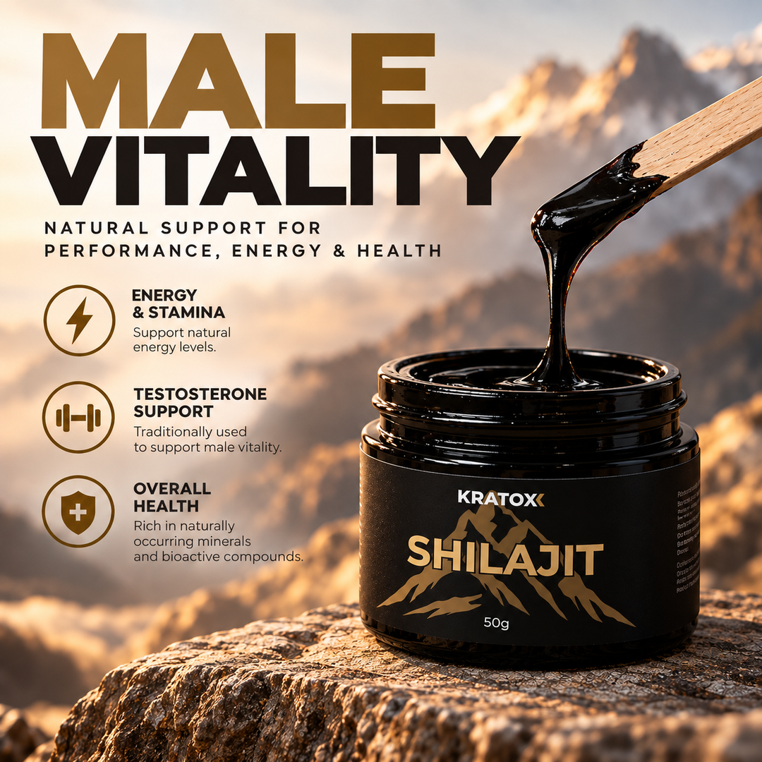 Shilajit Resin for testosterone and reproductive health
