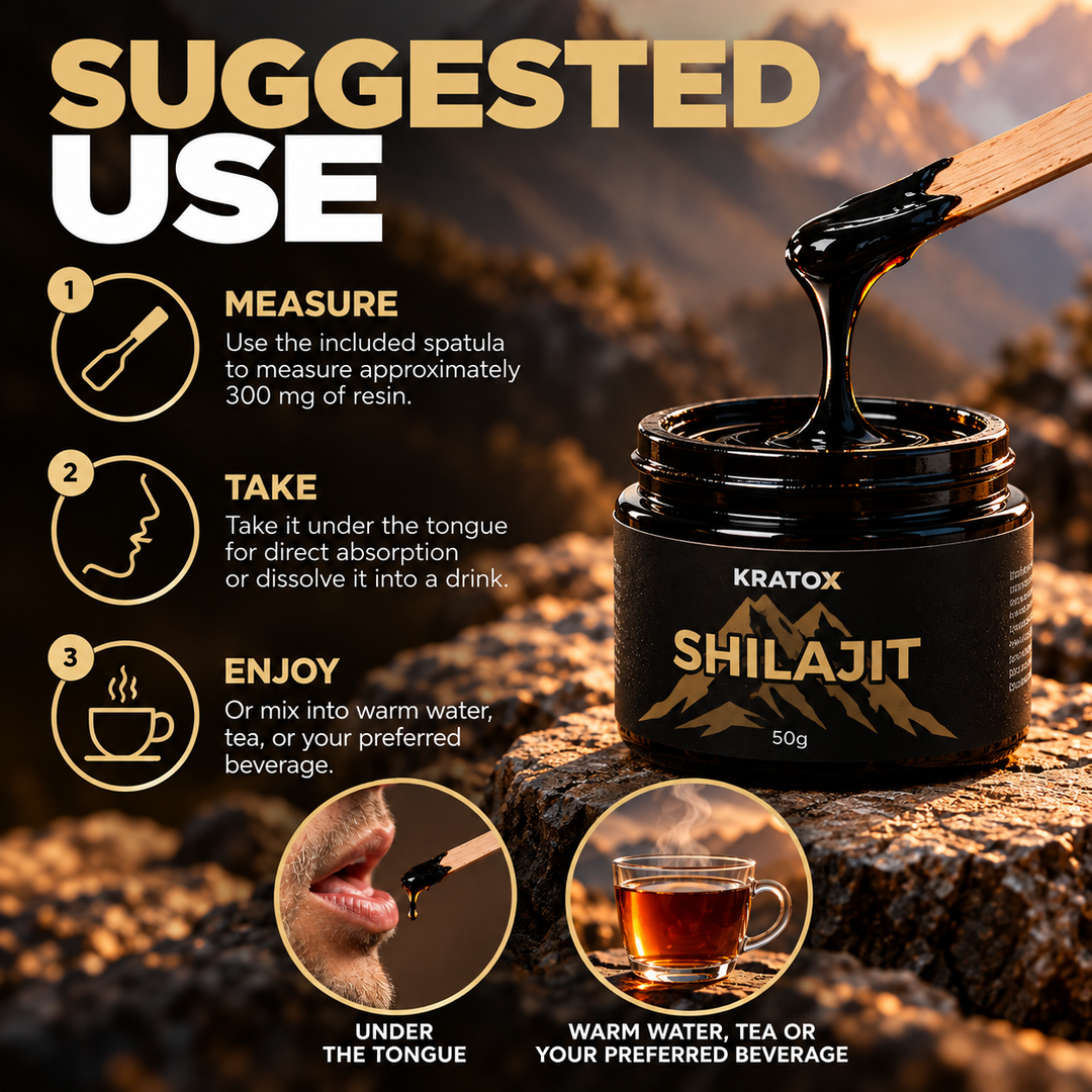 Suggested Use for Shilajit Resin