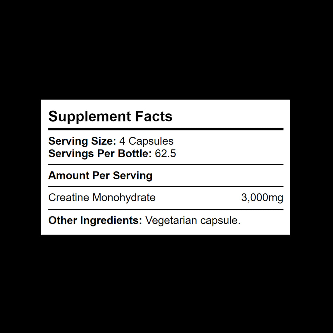 3g creatine monhydrate per serving