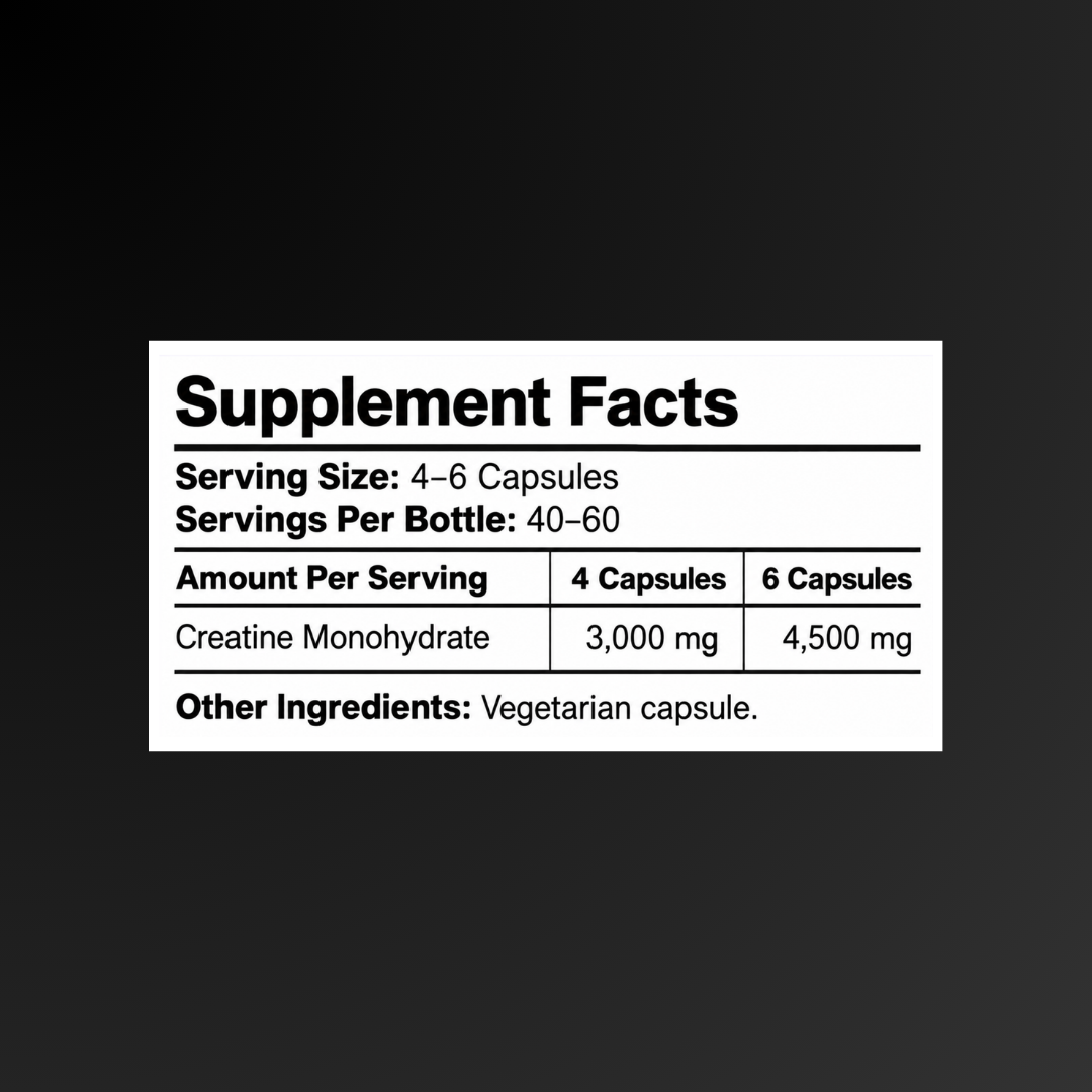 Creatine Capsules - 240x 750mg