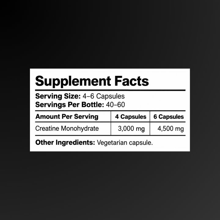 Creatine Capsules - 240x 750mg