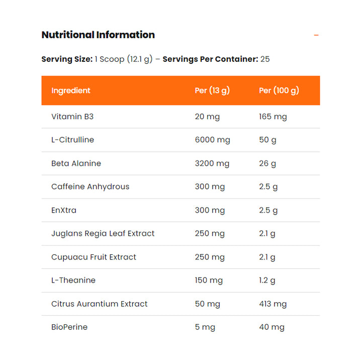 Bring The Chaos Pre Workout V3