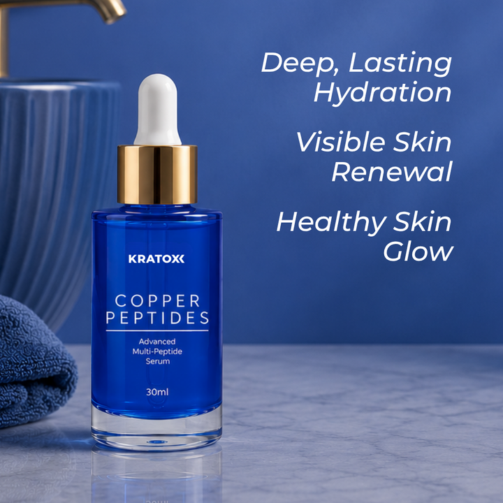 Copper Peptides for deep, lasting skin hydration