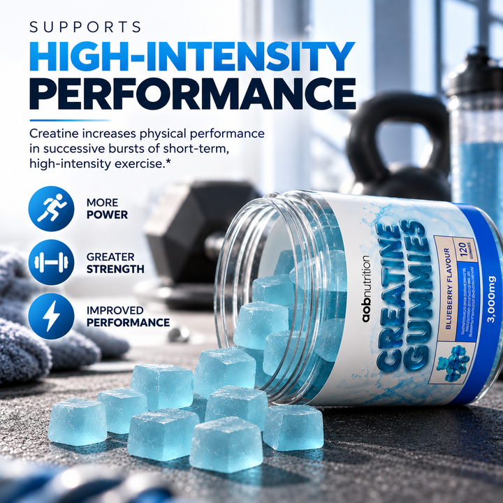 Creatine Gummies for High-Intensity Performance