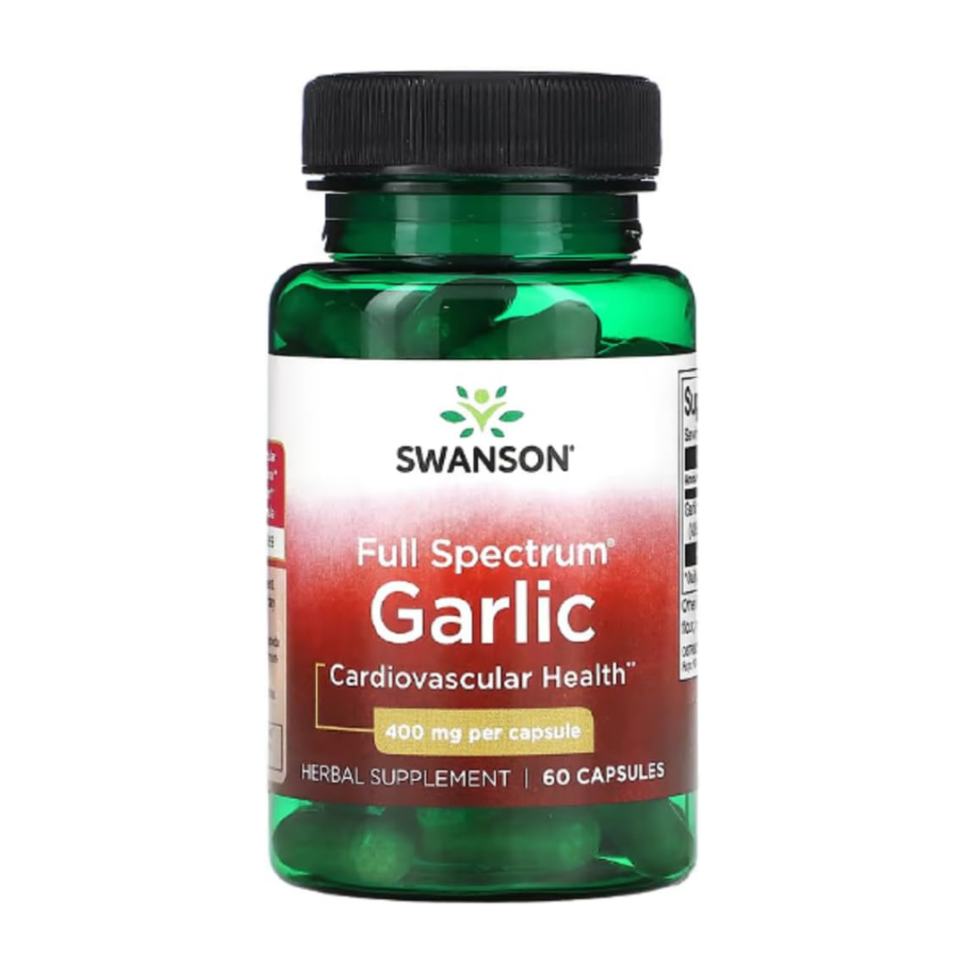 Garlic capsules for heart and circulation support