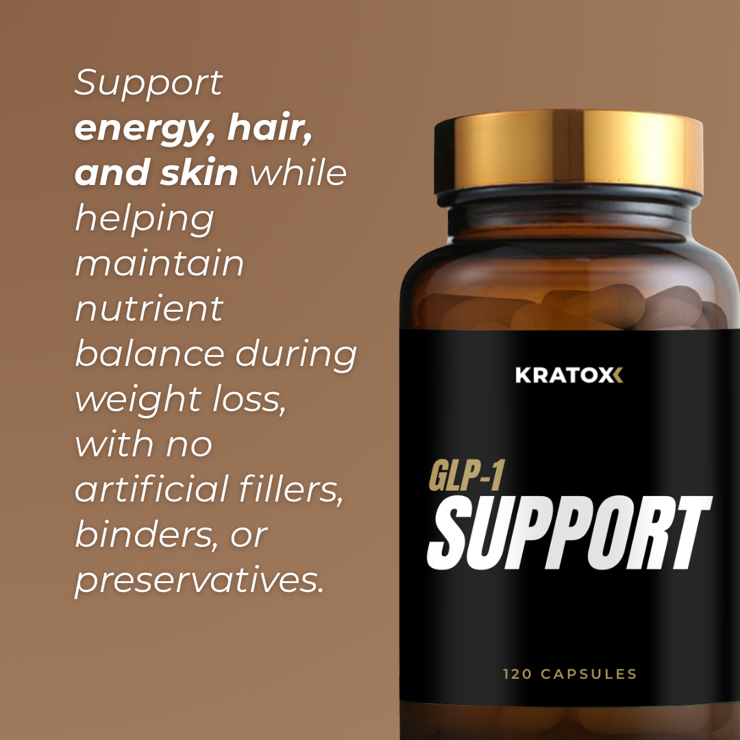 Energy hair and skin support supplement for GLP-1 weight loss users.