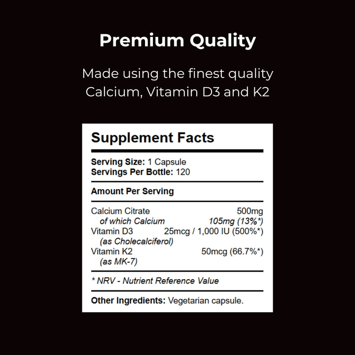 Calcium with Vitamin D3 &amp; K2