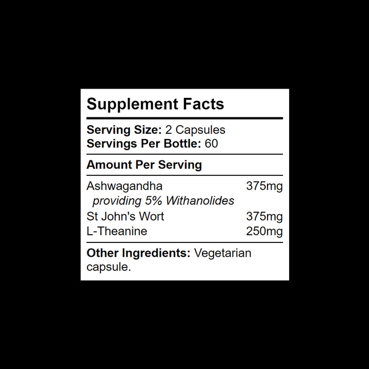 Kratox Calm - Ashwagandha, St Johns Wort &amp; L-theanine