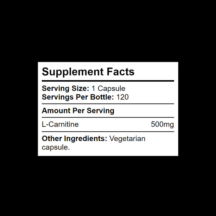 500mg L-Carnitine