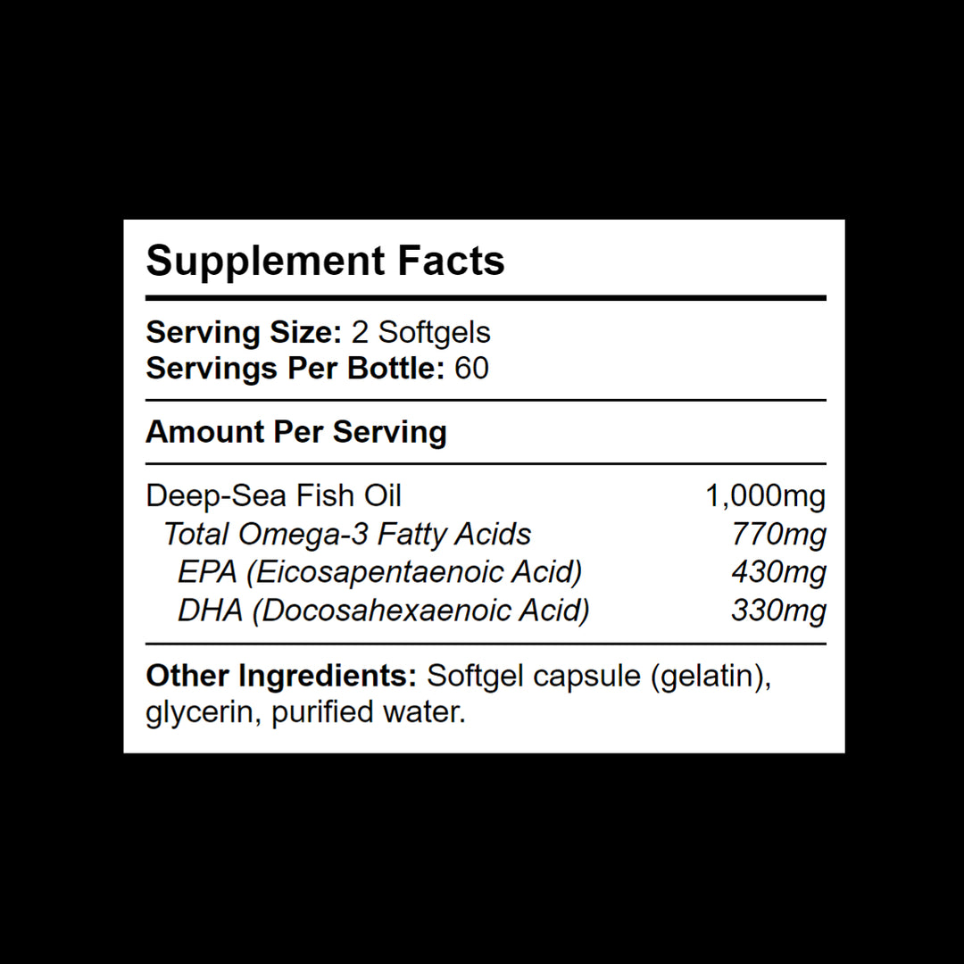 Premium-quality, high-strength mini fish oils