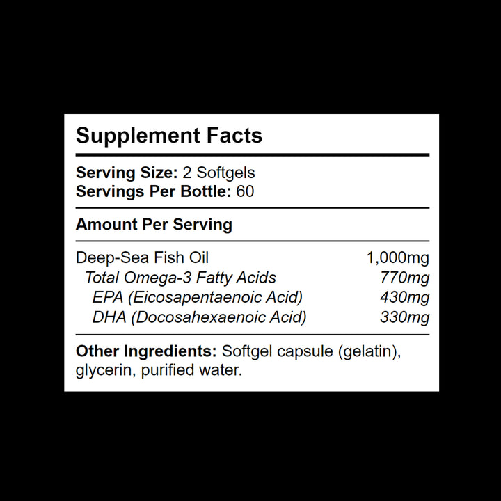 Premium-quality, high-strength mini fish oils