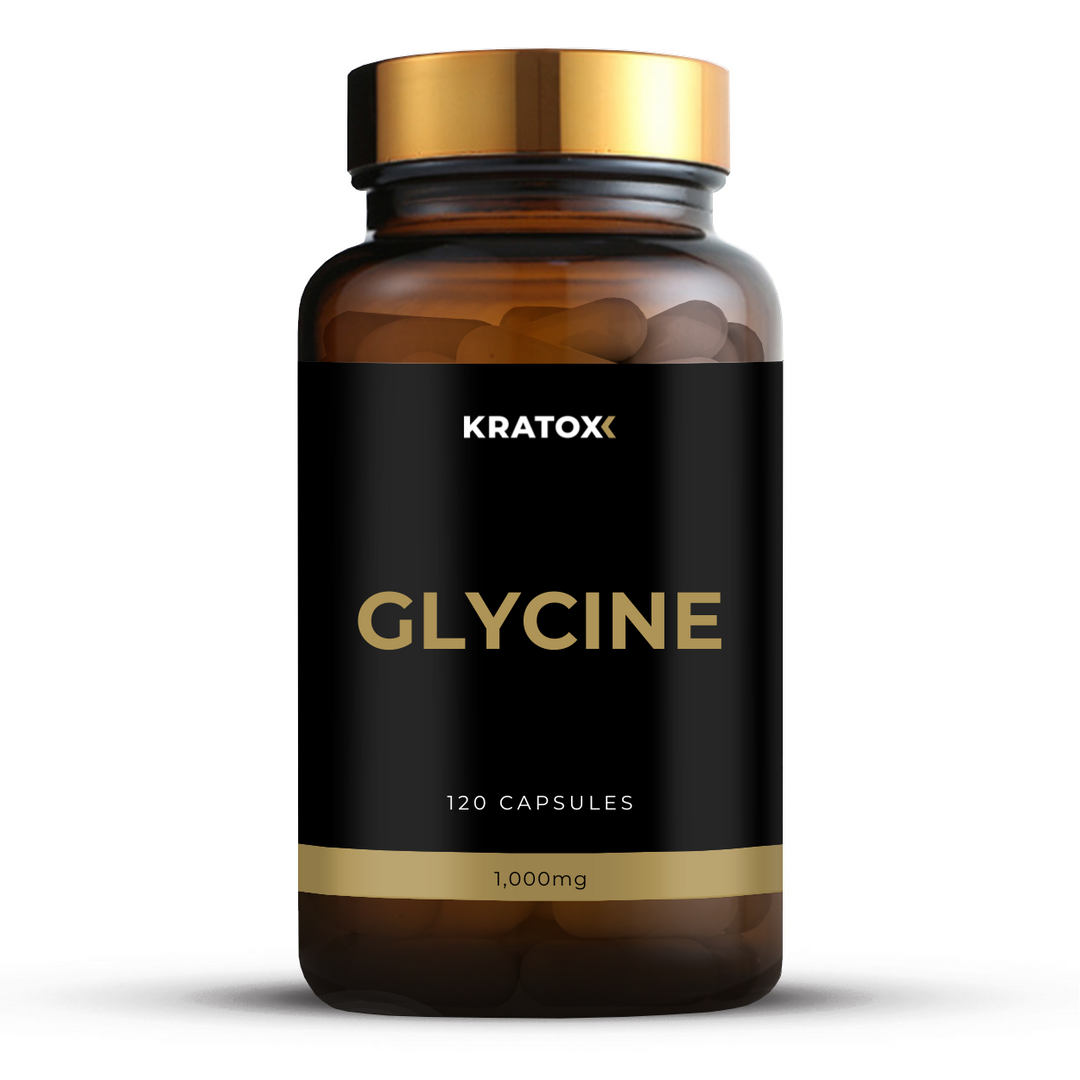 Kratox Glycine capsules supporting sleep quality, relaxation and nervous system balance