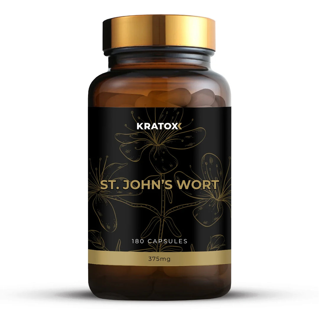 Kratox St John’s Wort capsules for mood balance and emotional wellbeing support