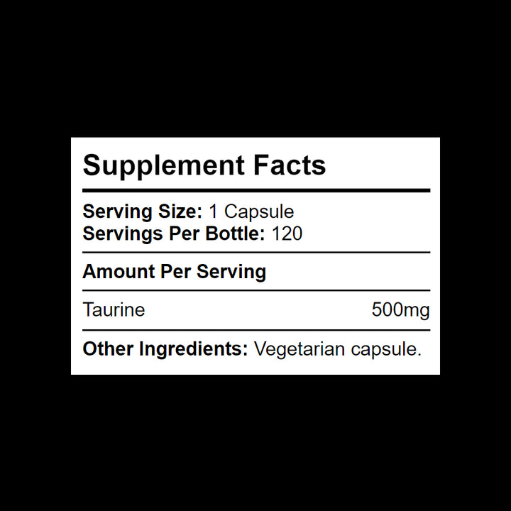 500mg taurine