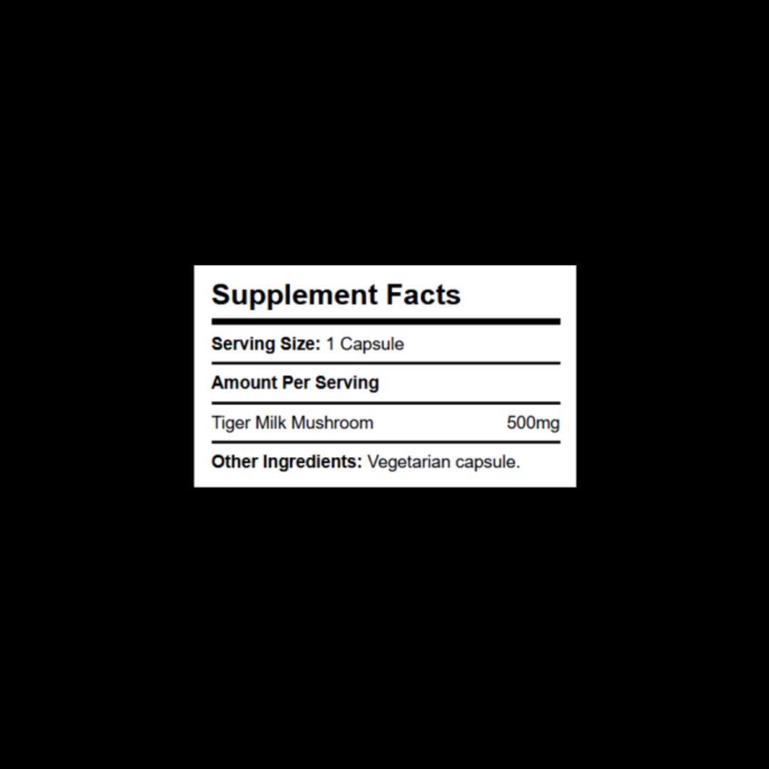 500mg Tiger Milk Mushroom