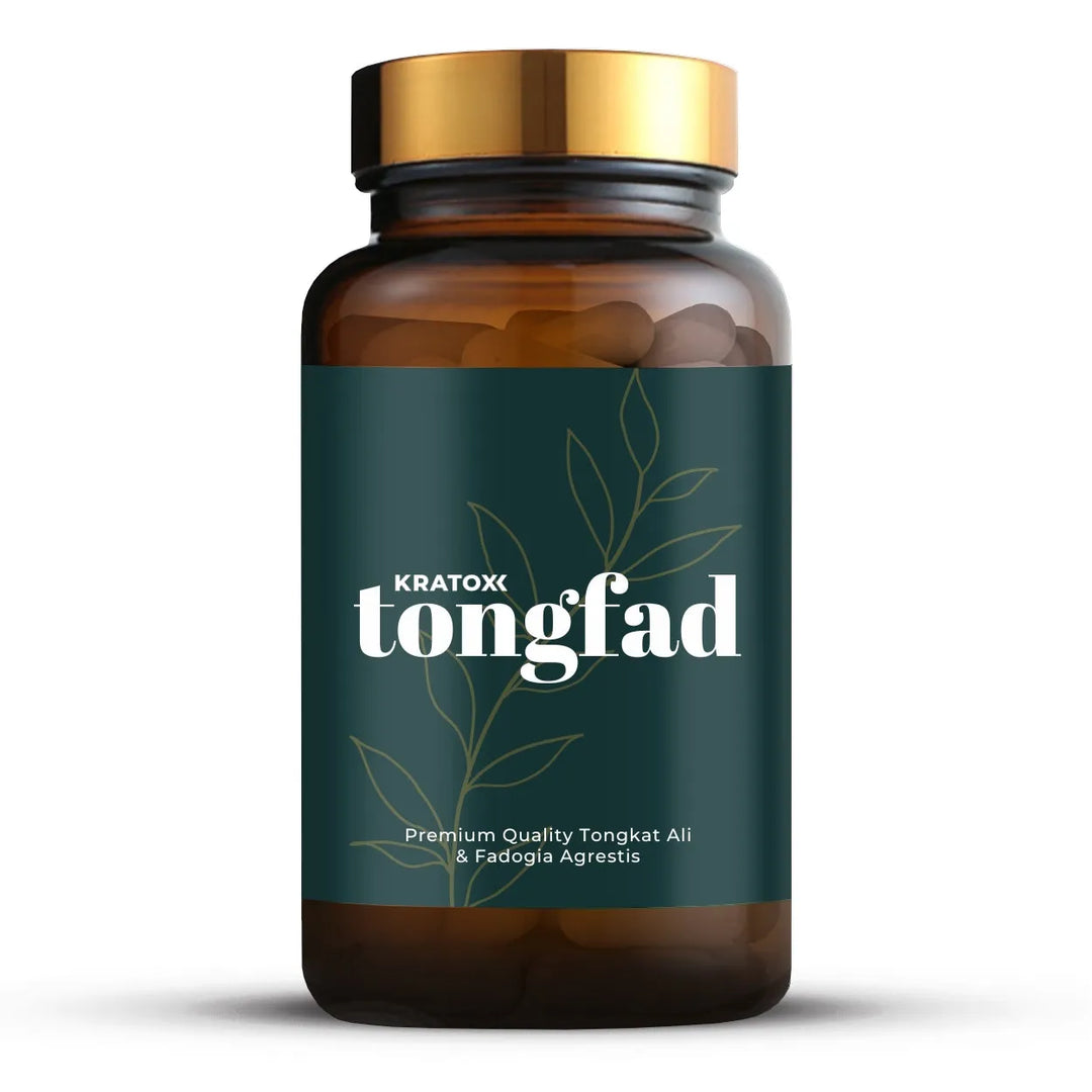 Kratox TongFad — Tongkat Ali & Fadogia Agrestis formula to support male vitality, energy and natural hormone balance.