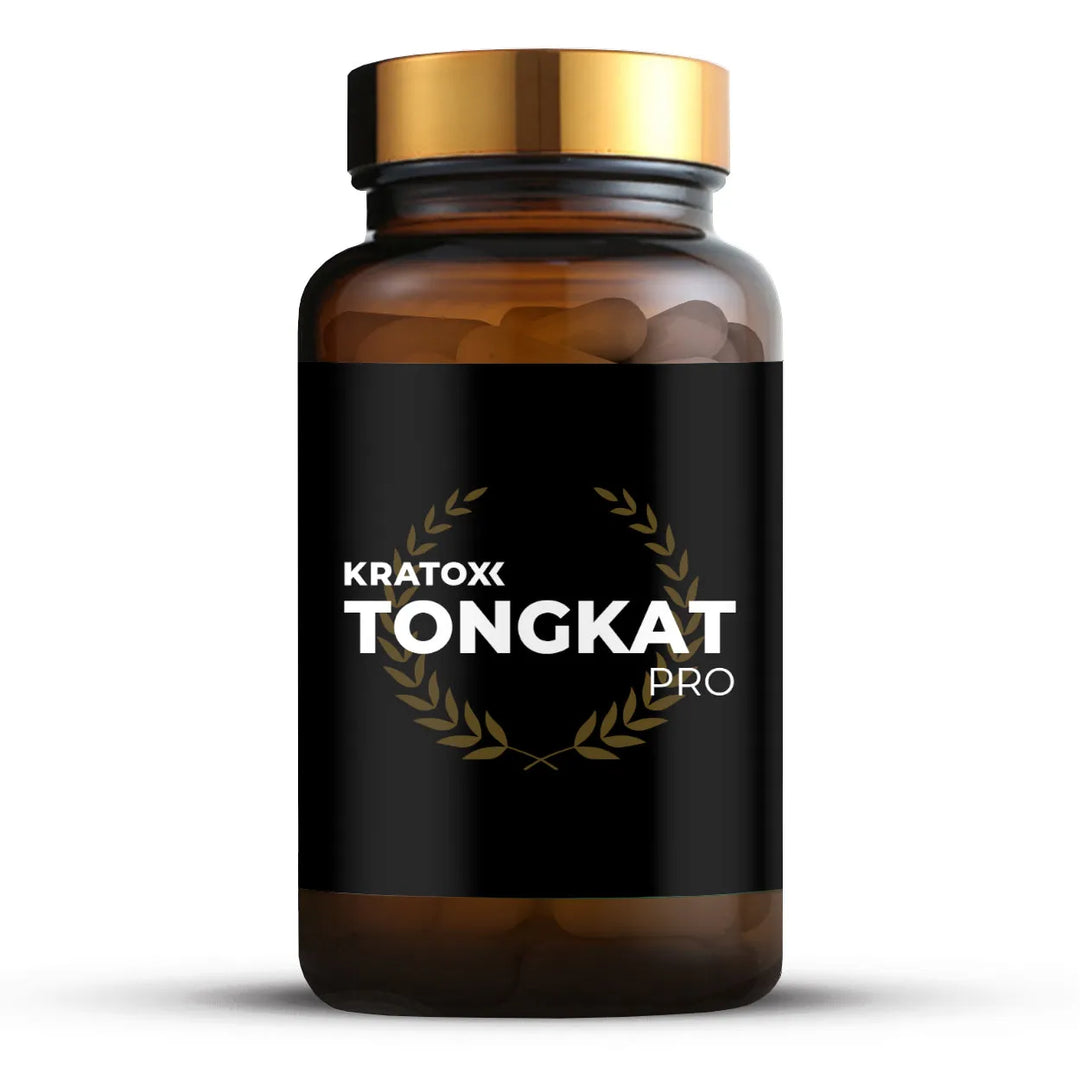 Kratox Tongkat Ali extract – natural herbal supplement for testosterone support, energy and vitality.