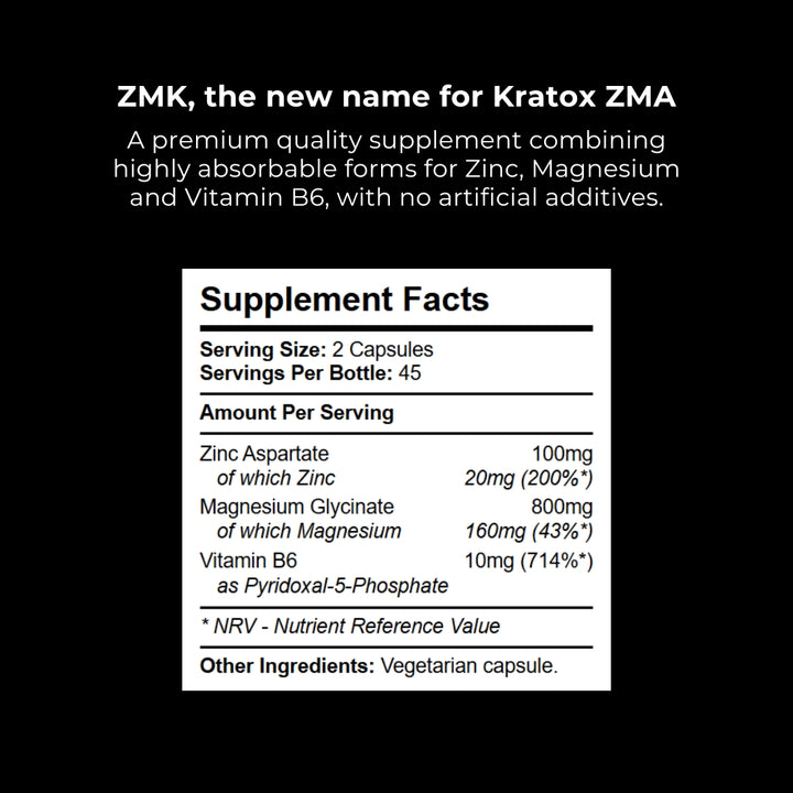 ZMK - Zinc, Magnesium &amp; Vitamin B6