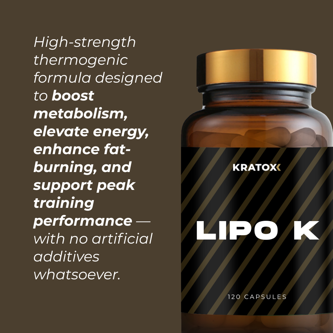 High-strength thermogenic formula designed to boost metabolism, elevate energy, enhance fat-burning, and support peak training performance — with no artificial additives whatsoever.