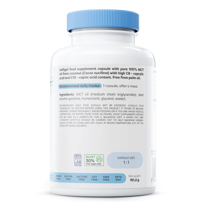 MCT Oil 1000mg - 120 Softgels