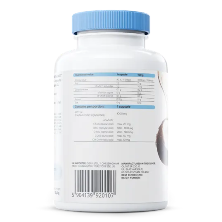 MCT Oil 1000mg - 120 Softgels