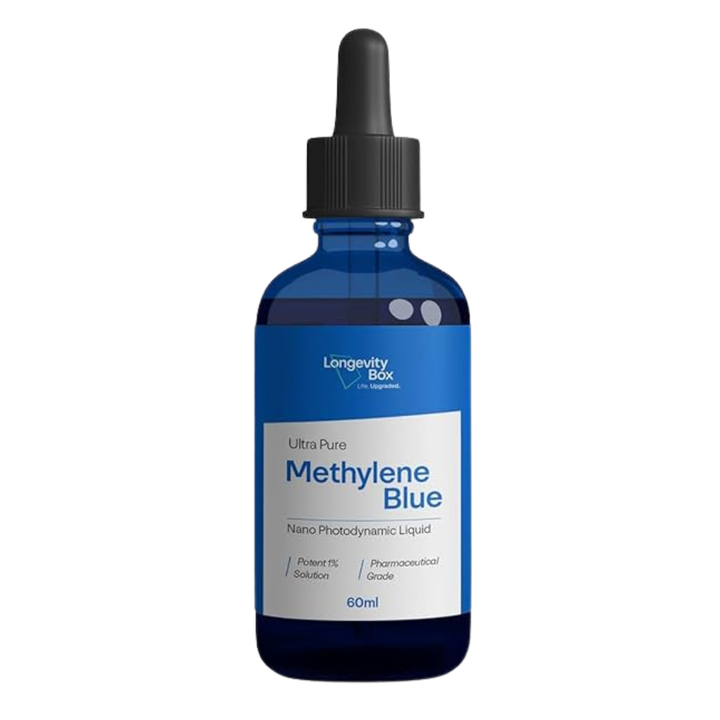 Methylene Blue is known for upporting cognitive health, popular amongst the longevity community.