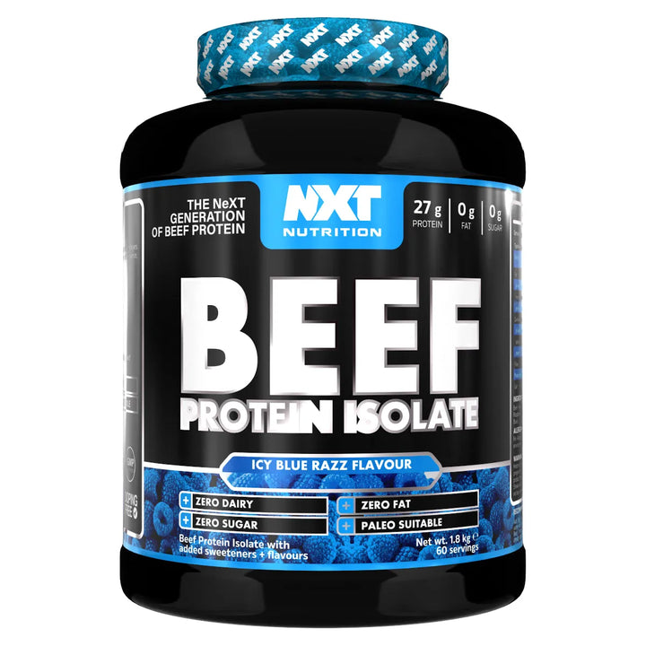 beef protein isolate - icy blue razz flavour