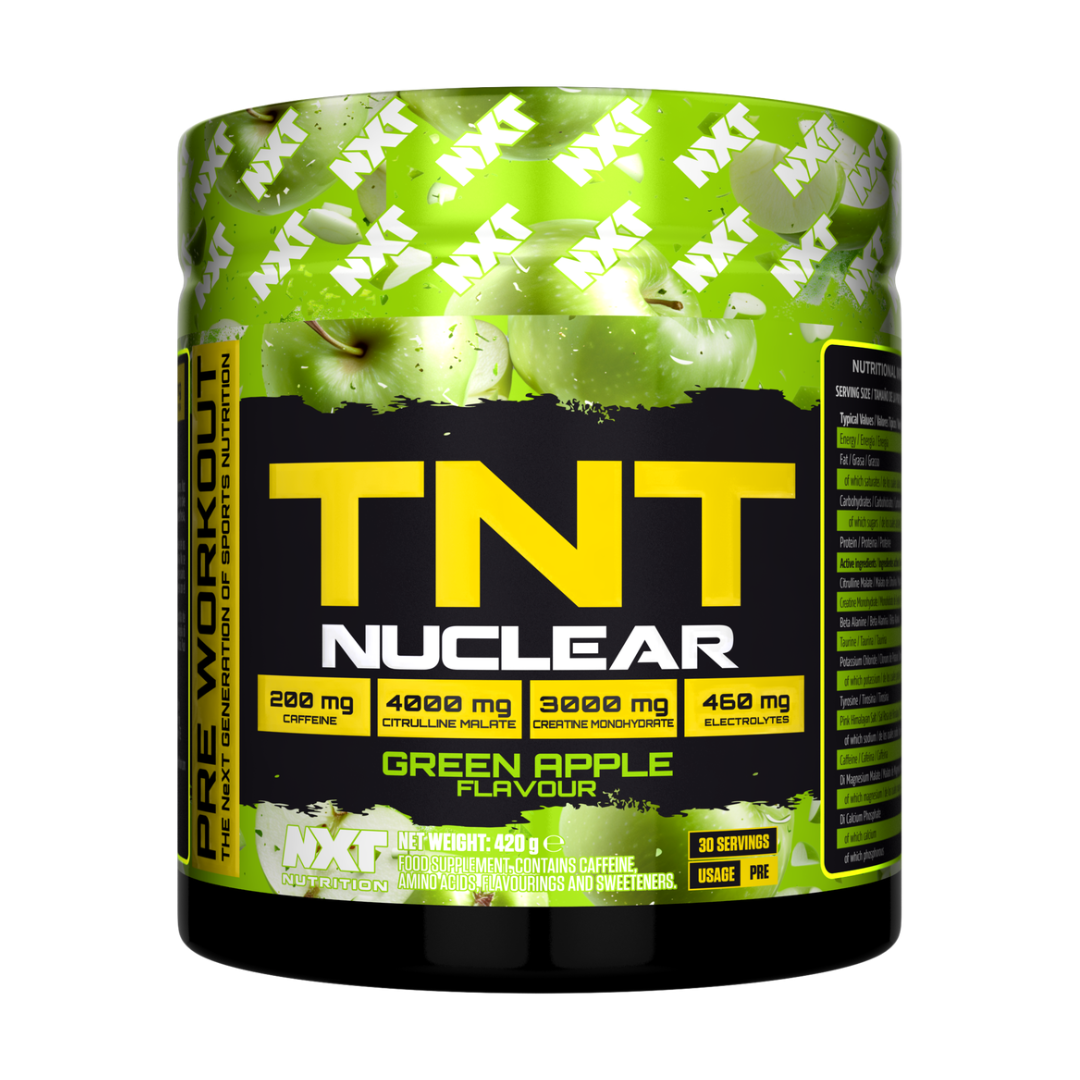 NXT Nuclear TNT Green Apple Flavour pre-workout