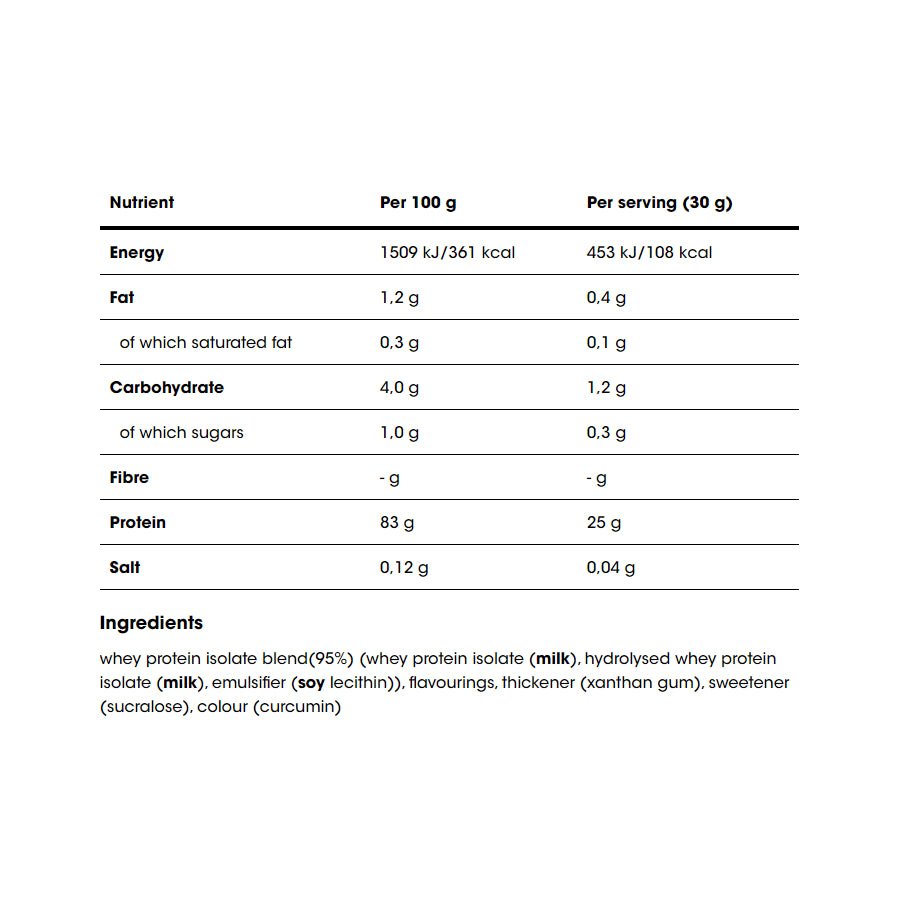 Gold Standard 100% Isolate - 930g