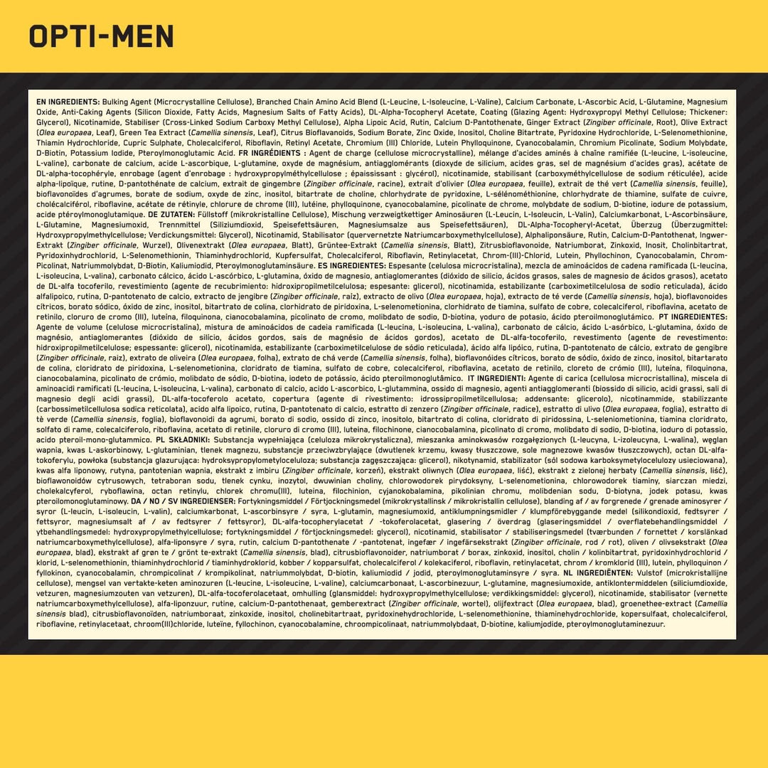 Optimen vitamins