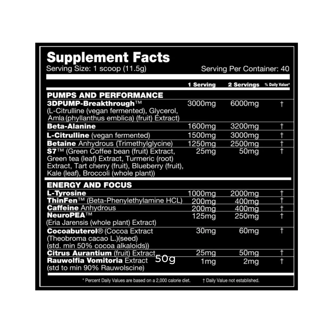 Hypermax 3D Pre Workout
