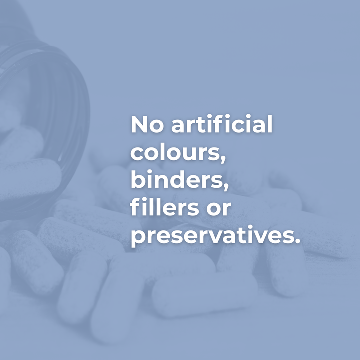 Kratox Prebiotics+ made with no artificial additives, fillers, binders or preservatives