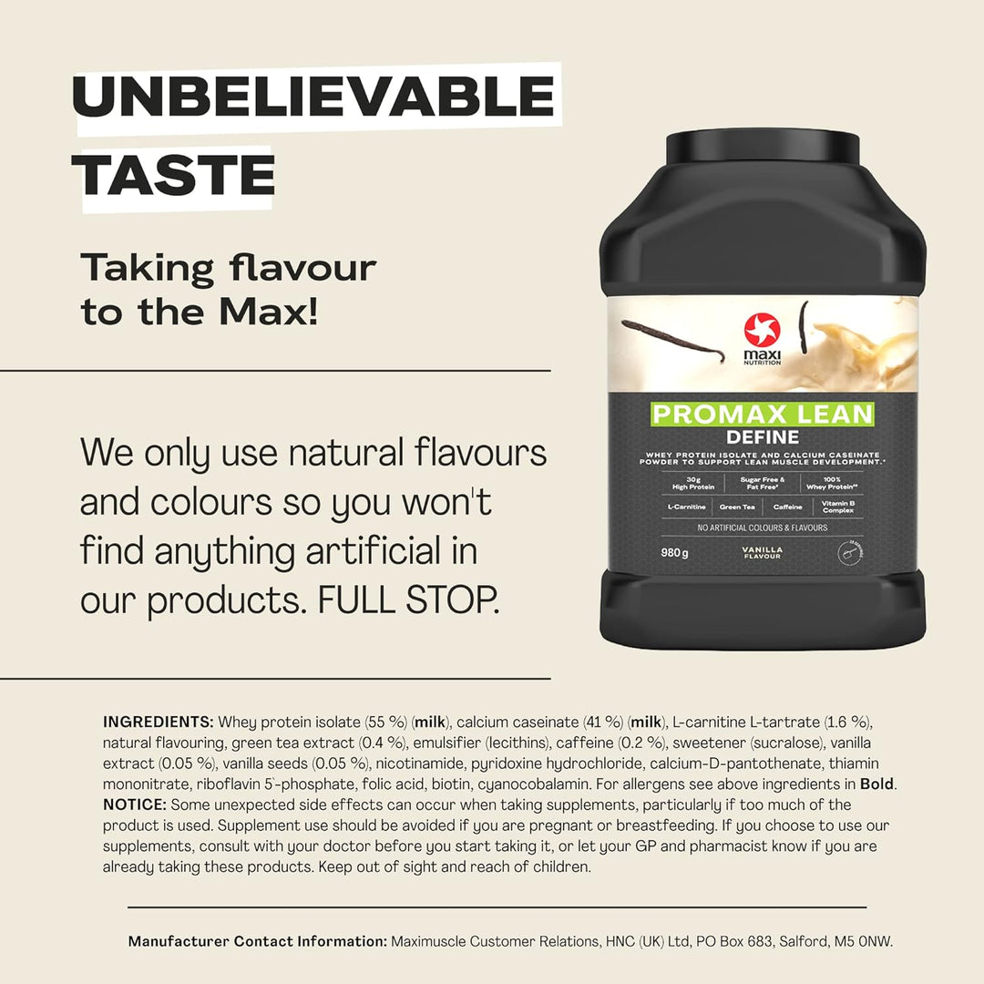Promax Lean from Maximuscle: unbelievable taste!