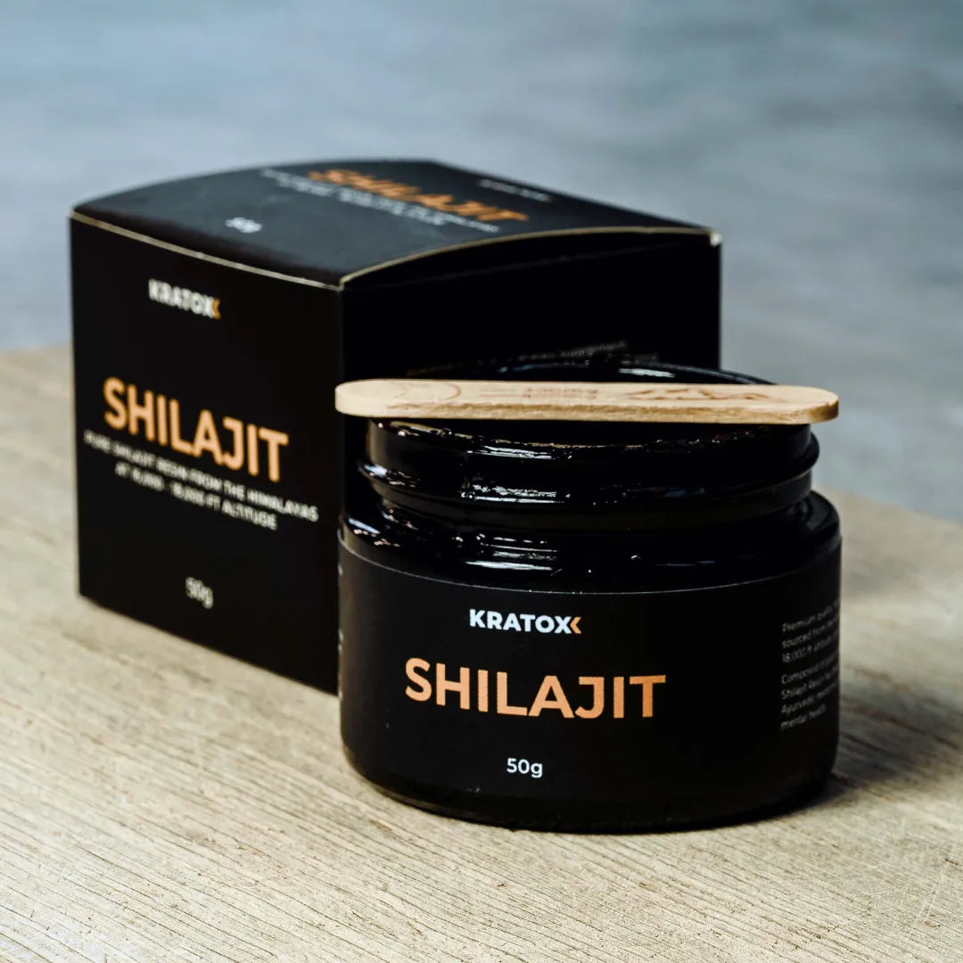 Shilajit Resin supplement — natural mineral-rich resin for energy, vitality and overall wellness.  