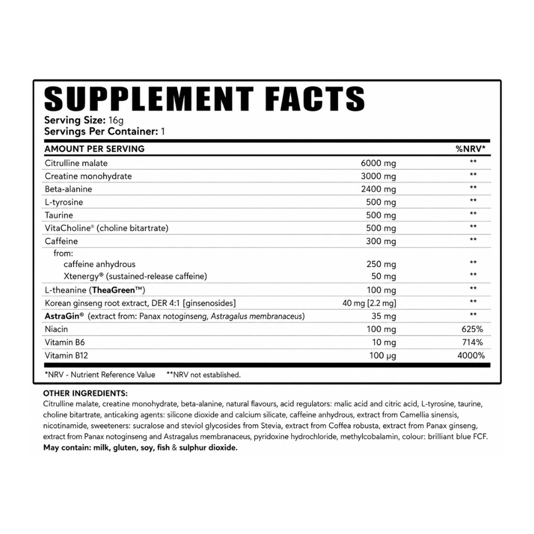 Skill Pre-Workout Sample