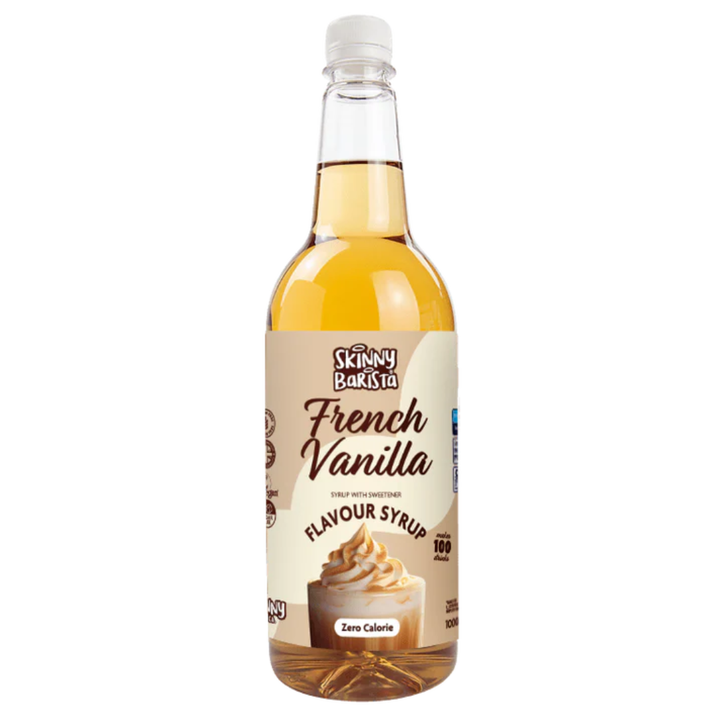 Bottle of French Vanilla Skinny Barista coffee syrup