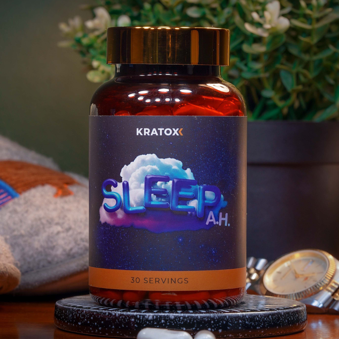Sleep A.H. provides a full bedtime serving to support relaxation and sleep quality.
