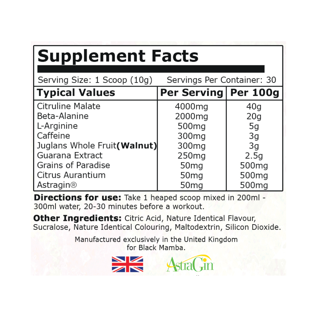 Strike Pre-Workout Sample