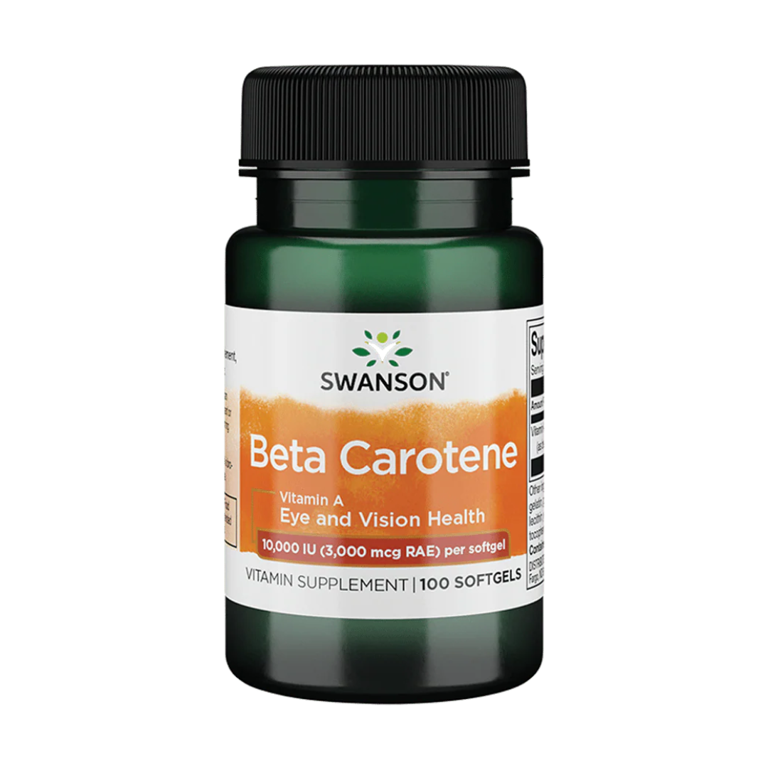 Beta carotene supplement to support vitamin A intake, eye health and antioxidant protection