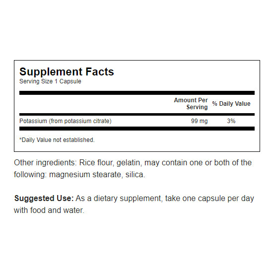 Potassium Citrate - 120x 99mg