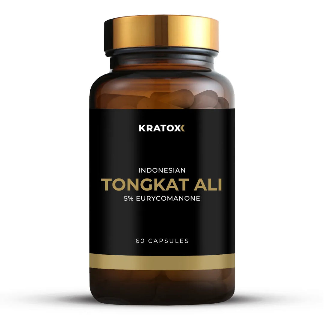 Kratox Indonesian Tongkat Ali — natural herbal extract for vitality, energy and male wellness.